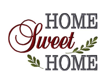 Home Sweet Home-Machine Embroidery Design-#1105