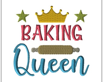 Baking Queen-Machine Embroidery Design-#1357