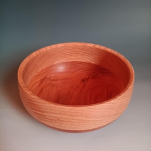 A red oak bowl