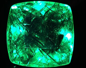 Loose Gemstone Natural Green Emerald Huge Size 38.27 Ct For Ring Size Colombian Transparent Emerald Shape For Making Jewelry Certified Gem