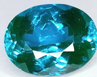 Natural Paraiba Tourmaline 12.41 Ct Loose Certified Gemstone AAA+ Quality For Making Jewelry Oval Shape For Ring Size Transparent Stone Gem