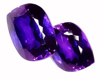 Loose Gemstone Natural Blue Violet Tanzanite Certified Pair 8-10 Ct Fancy Shape Transparent AAA+ Quality  For Ring Use Or Wedding Gift F01