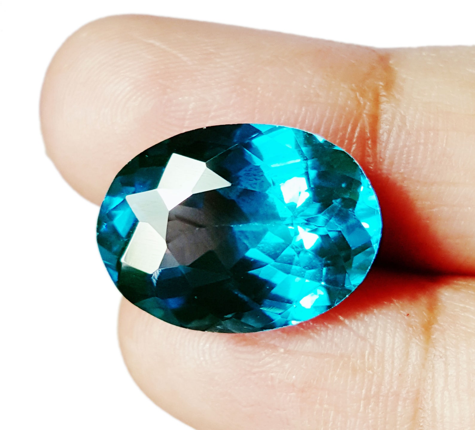12.41 Ct Loose Gemstone Natural Blue Paraiba Tourmaline AAA Etsy