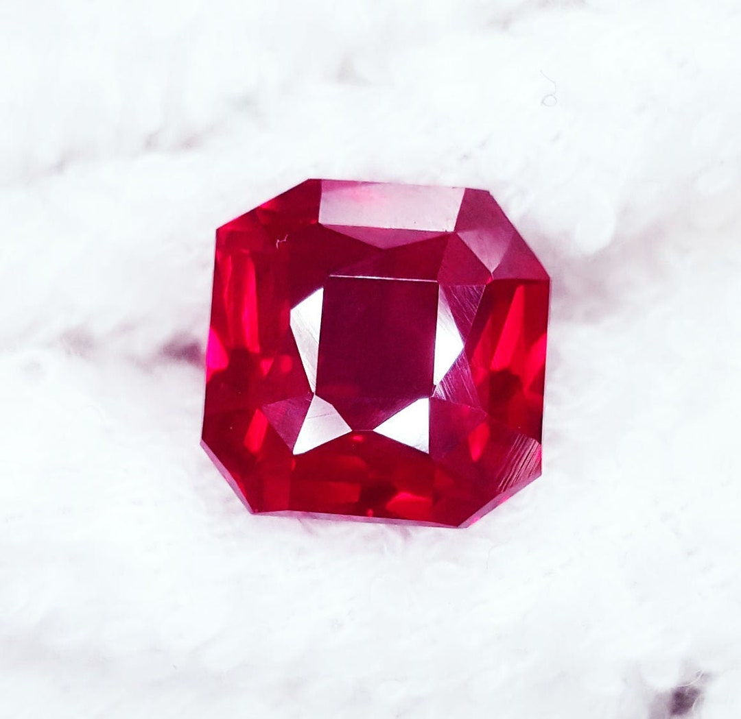 Natural Ruby Loose Ruby Red Rose Ruby 9.77 Ct Loose Gemstone Etsy
