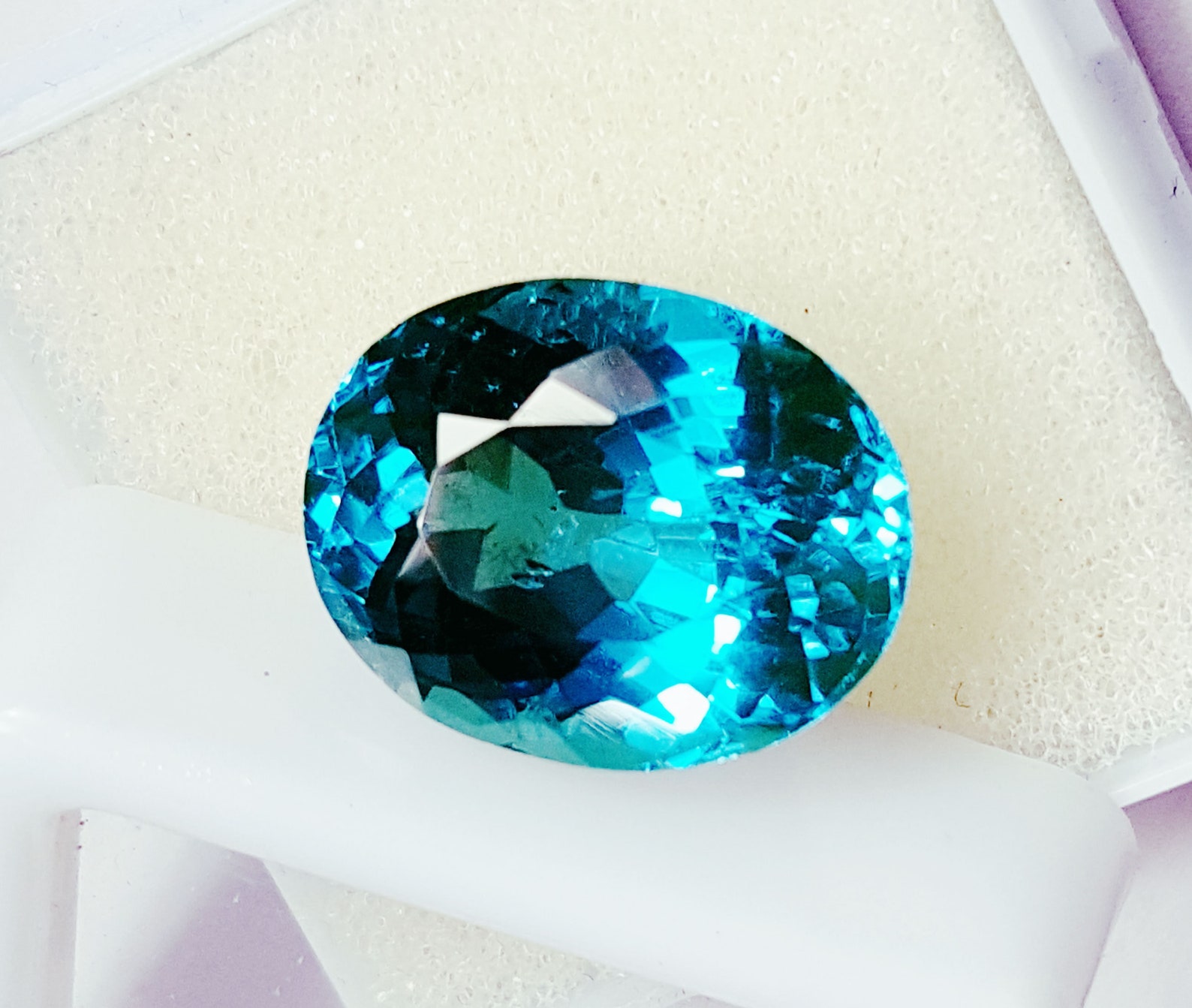 12.41 Ct Loose Gemstone Natural Blue Paraiba Tourmaline AAA Etsy