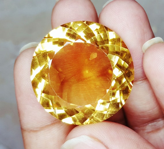 Loose Gemstone 45 to 50 Natural Citrine Unheated Untreated