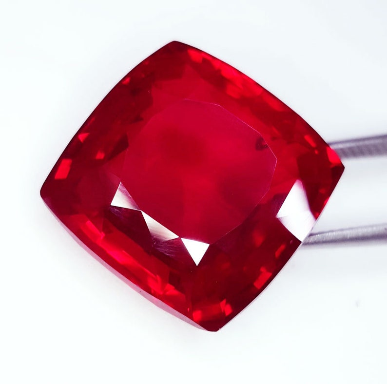 Led Pressure Ruby 31.47 Ct Natural Red Ruby Birthstone Loose Gemstone Ring Use for ...