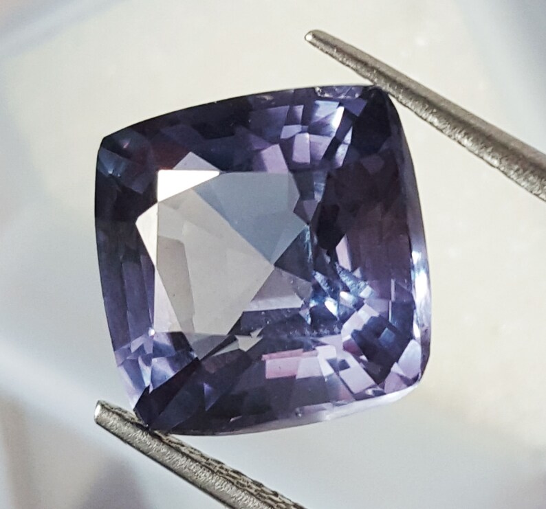 Natural Alexandrite 9.36 Ct Loose Gemstone Certified Cushion Etsy