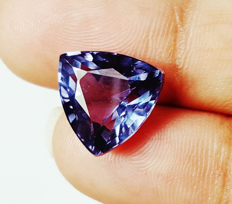 Piedra preciosa suelta de alejandrita natural certificada 7.77 Etsy