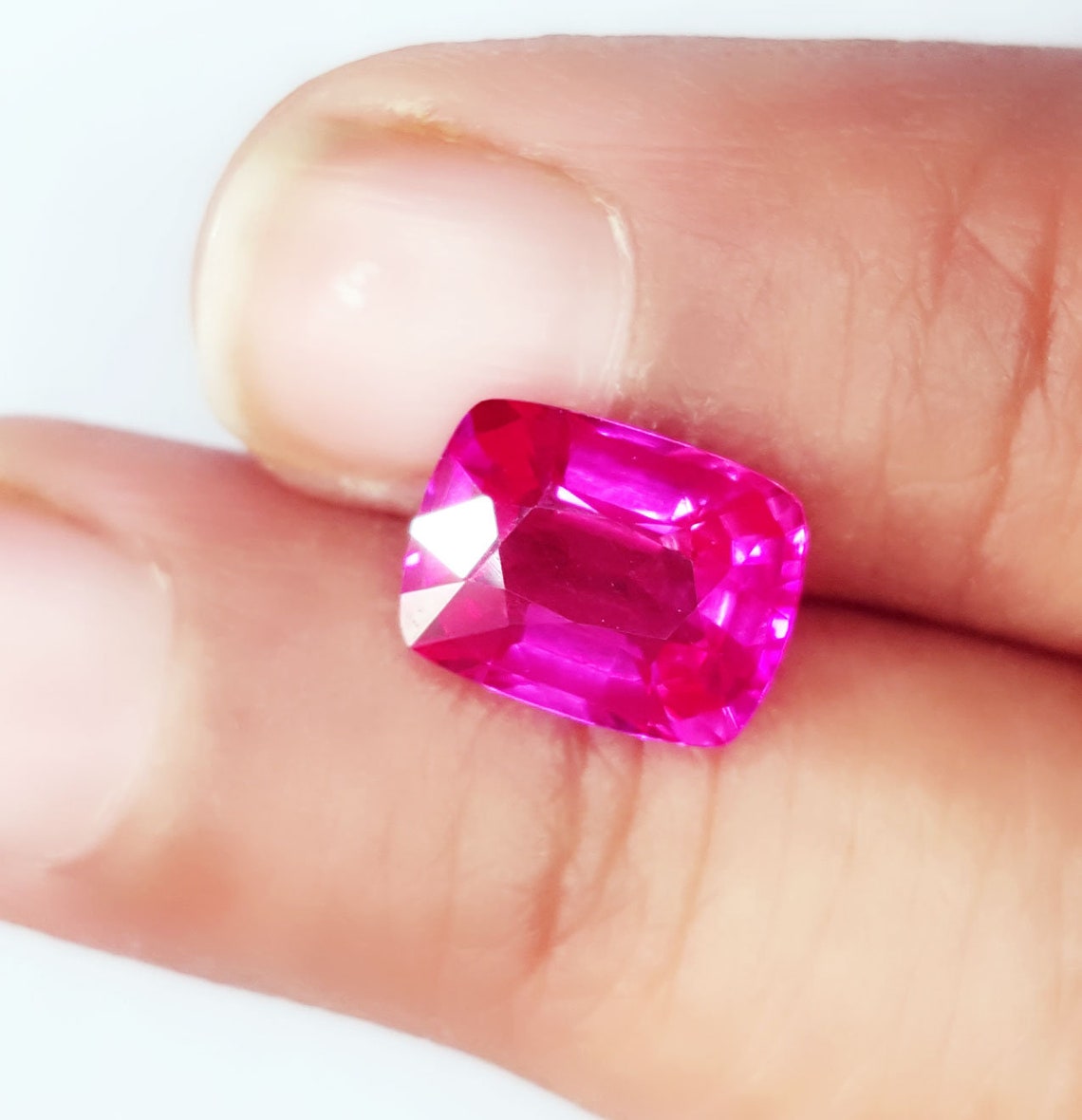 Loose Gemstone Natural Pink Sapphire Unheated Untreated 3.12 Etsy