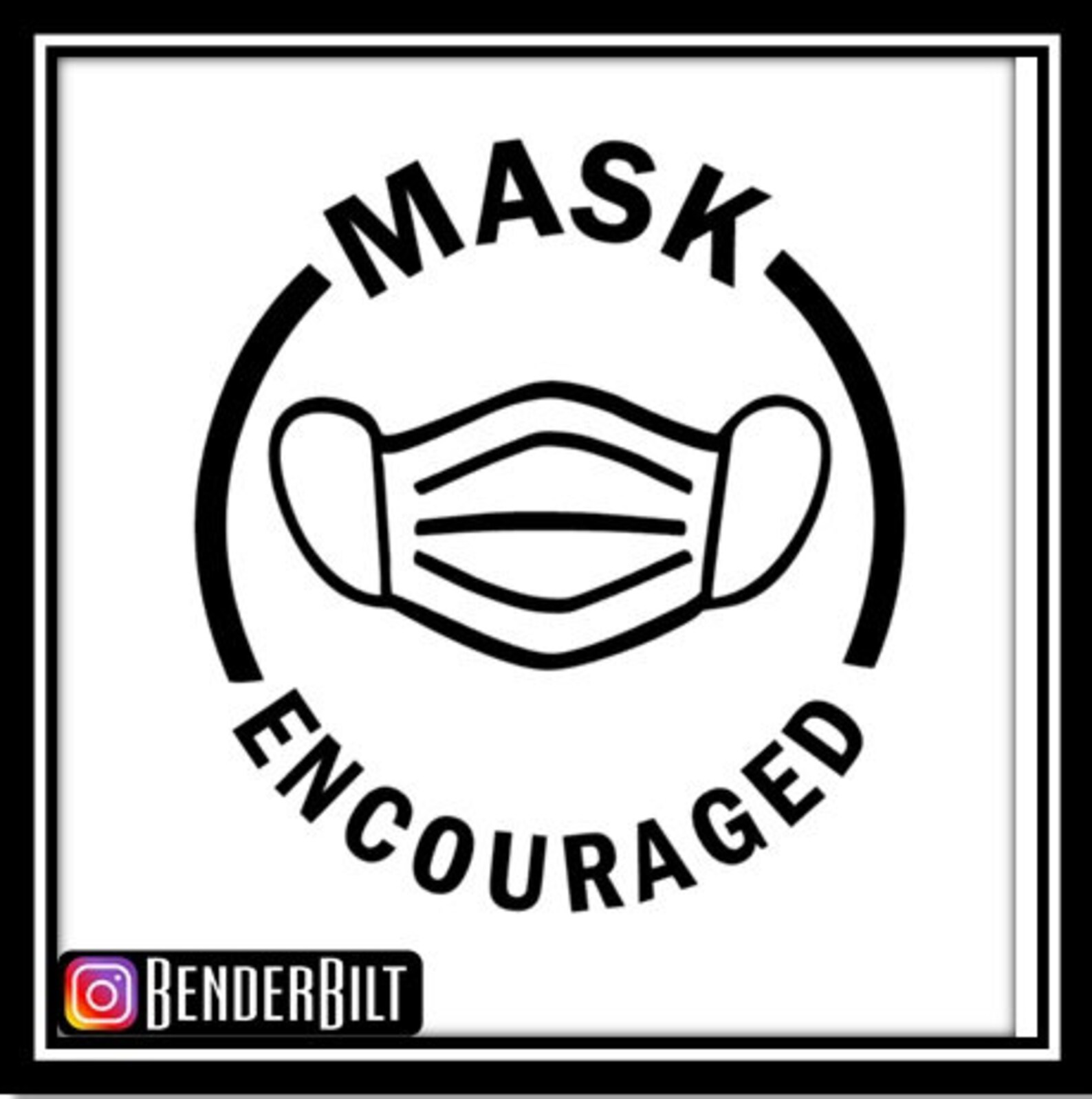 Mask Encouraged Mask Optional and Mask Required COVID Decal Etsy