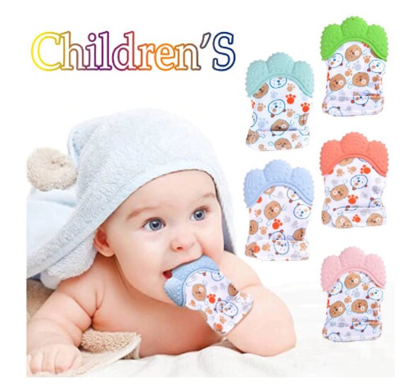 Baby Teething Glove Baby Accessories Toddler Toys Silicone Etsy