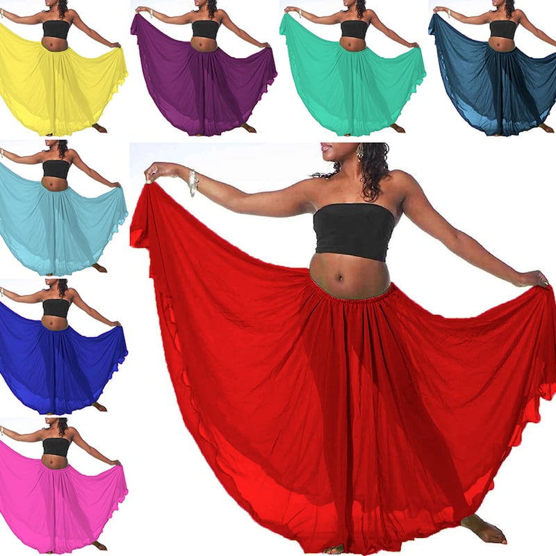 Clam Shell Chiffon Skirt