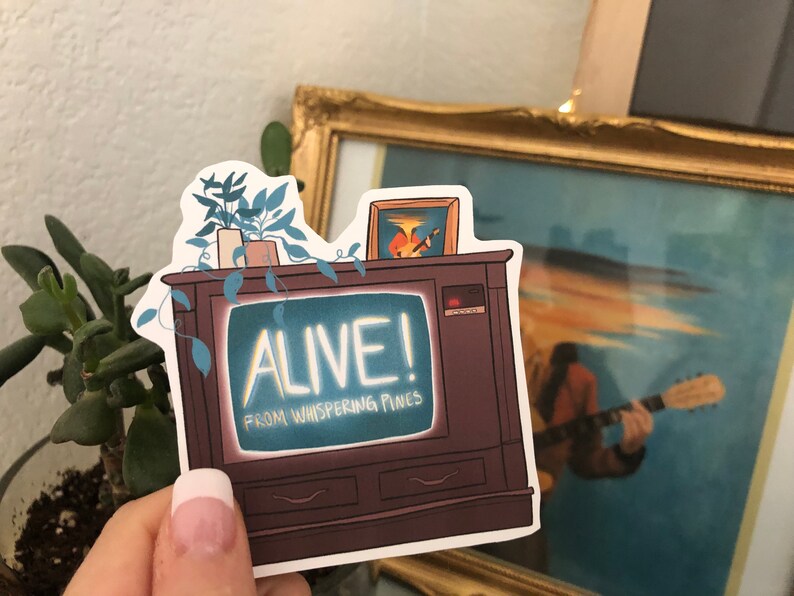 Alive From Whispering Pines Lord Huron Stickers Etsy