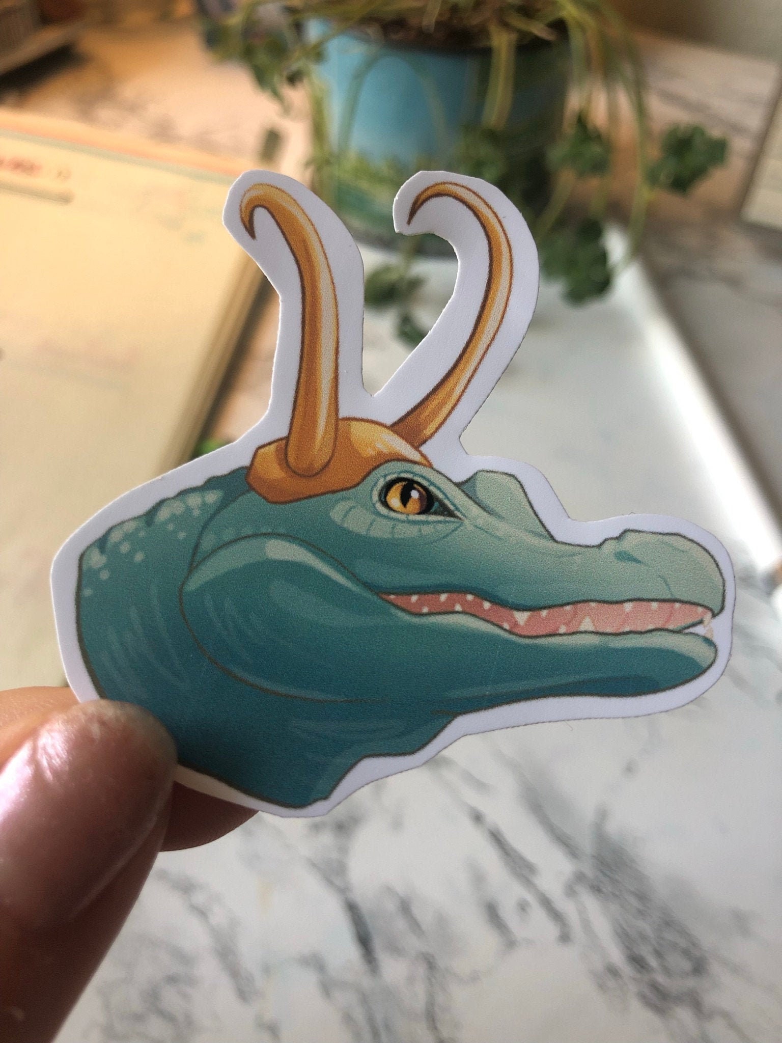 Cute Alligator Loki croki Marvel Disney Superhero | Etsy