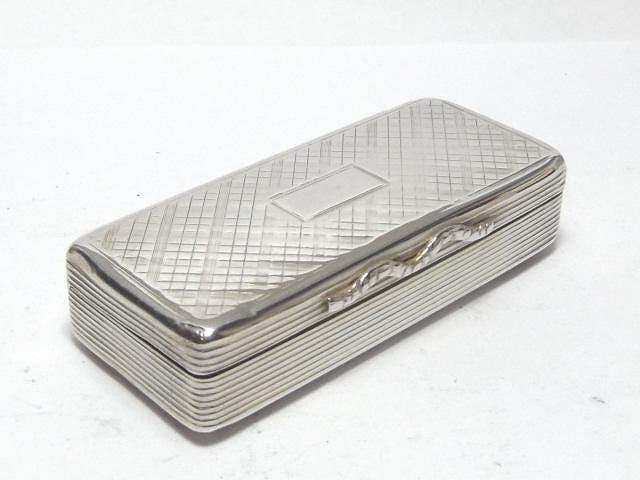 Sterling Silver Tobacco Tin