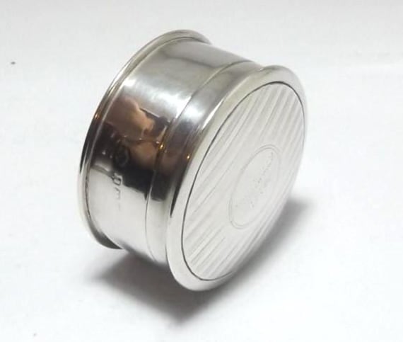 Antique Sterling SOLID SILVER Box, Silver Pot, Wi… - image 5