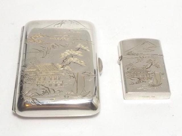 Sterling Silver Japanese Zippo - Etsy
