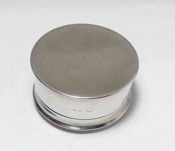 Antique Sterling SOLID SILVER Box, Silver Pot, Wi… - image 8