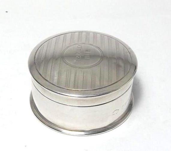 Antique Sterling SOLID SILVER Box, Silver Pot, Wi… - image 3