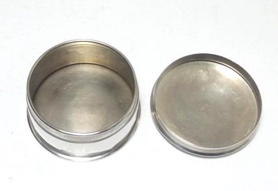 Antique Sterling SOLID SILVER Box, Silver Pot, Wi… - image 4