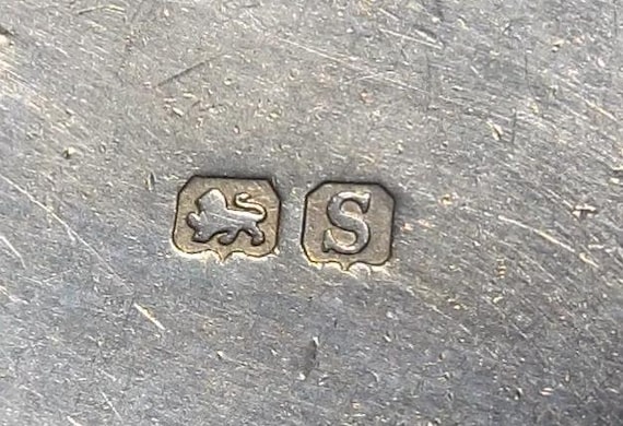 Antique Sterling SOLID SILVER Box, Silver Pot, Wi… - image 11