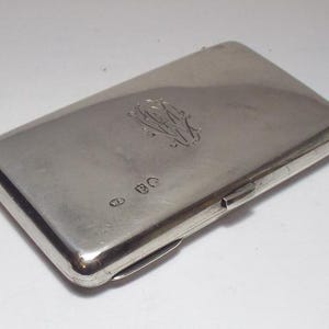 Raro porta carte antico vittoriano in argento massiccio 70, porta contanti, portafoglio, borsetta, William Summers London 1880