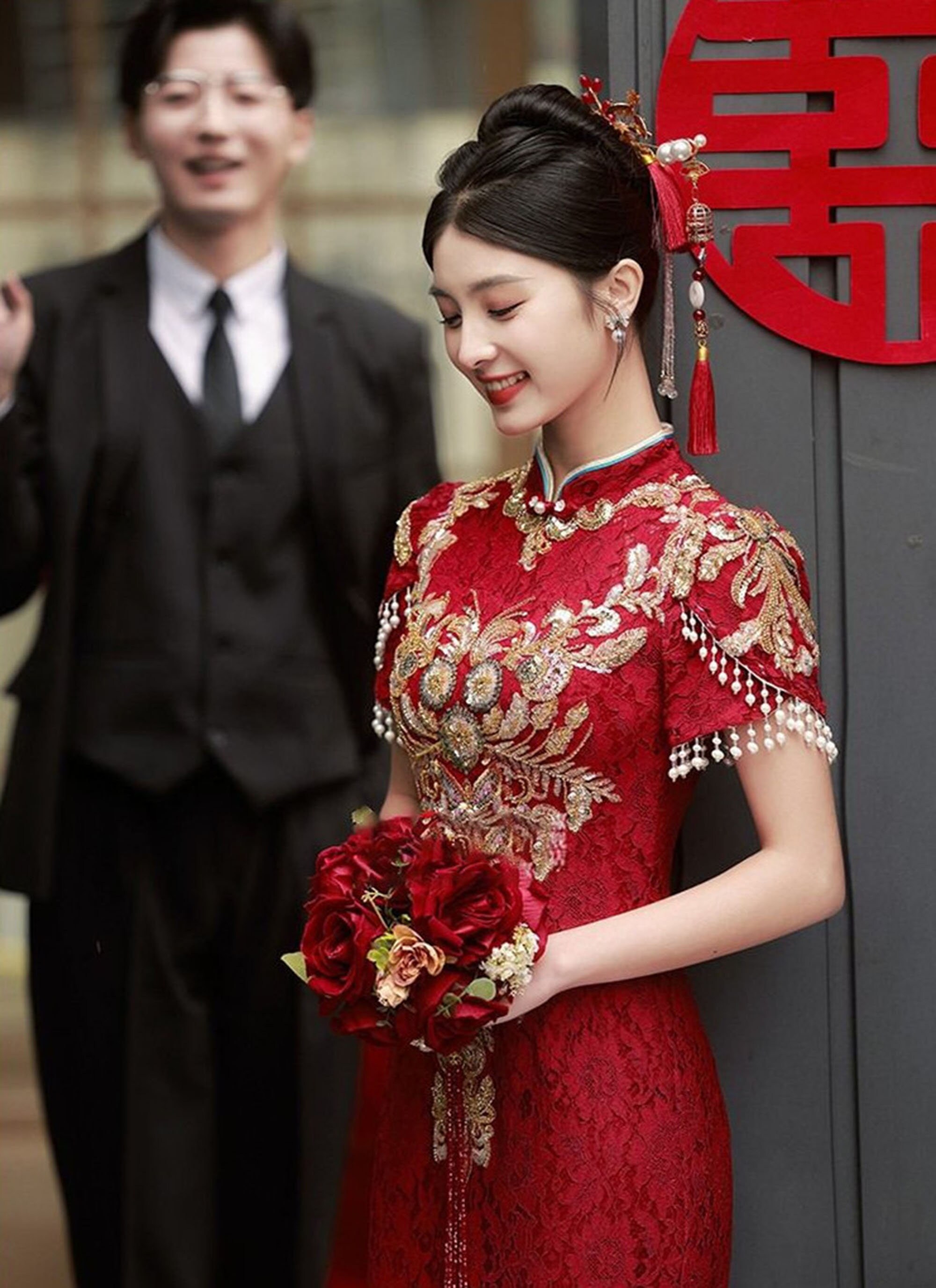 Dang clearance bridal cheongsam