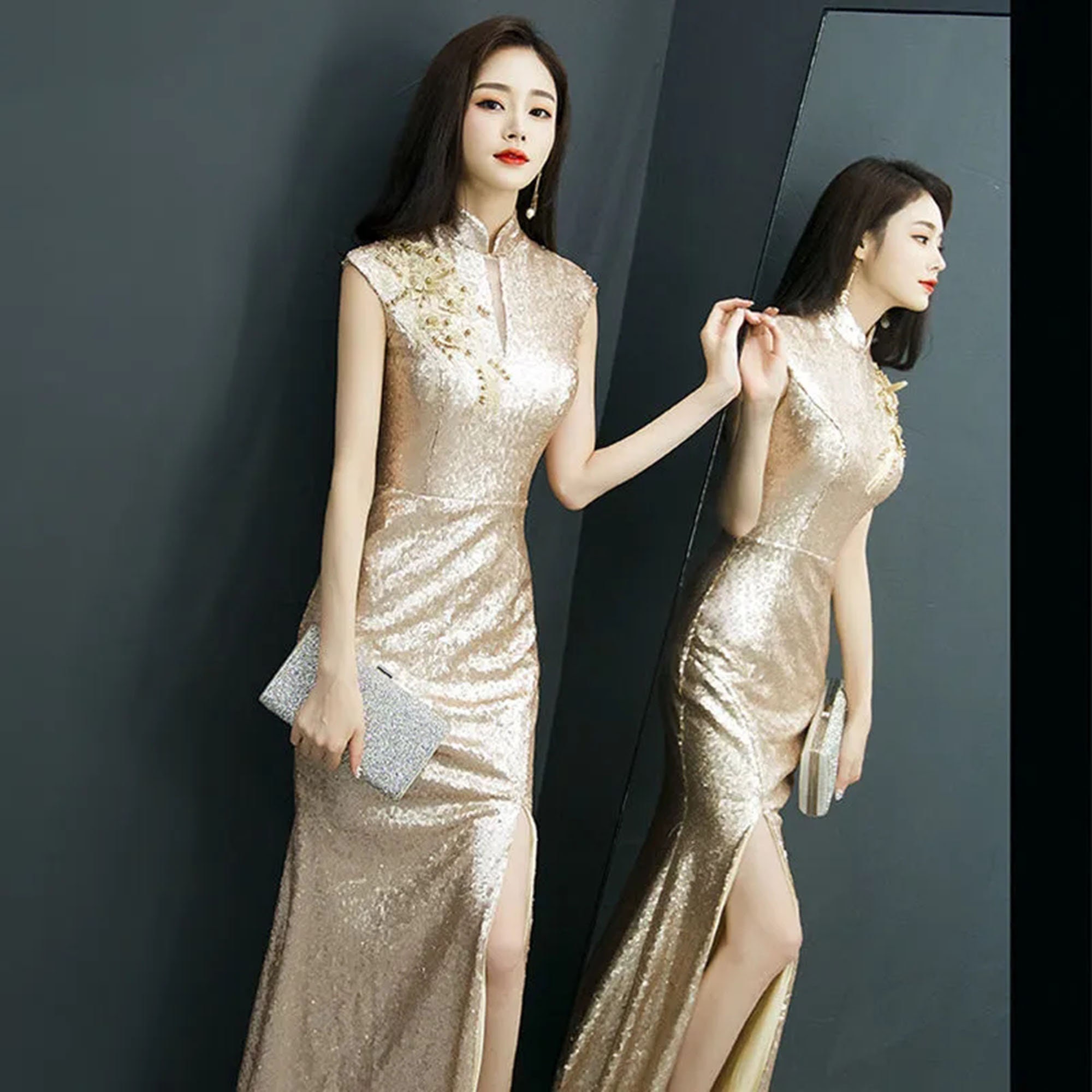 Asian Formal Dress - Etsy Canada
