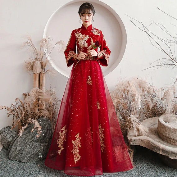 traditional chinese wedding dress