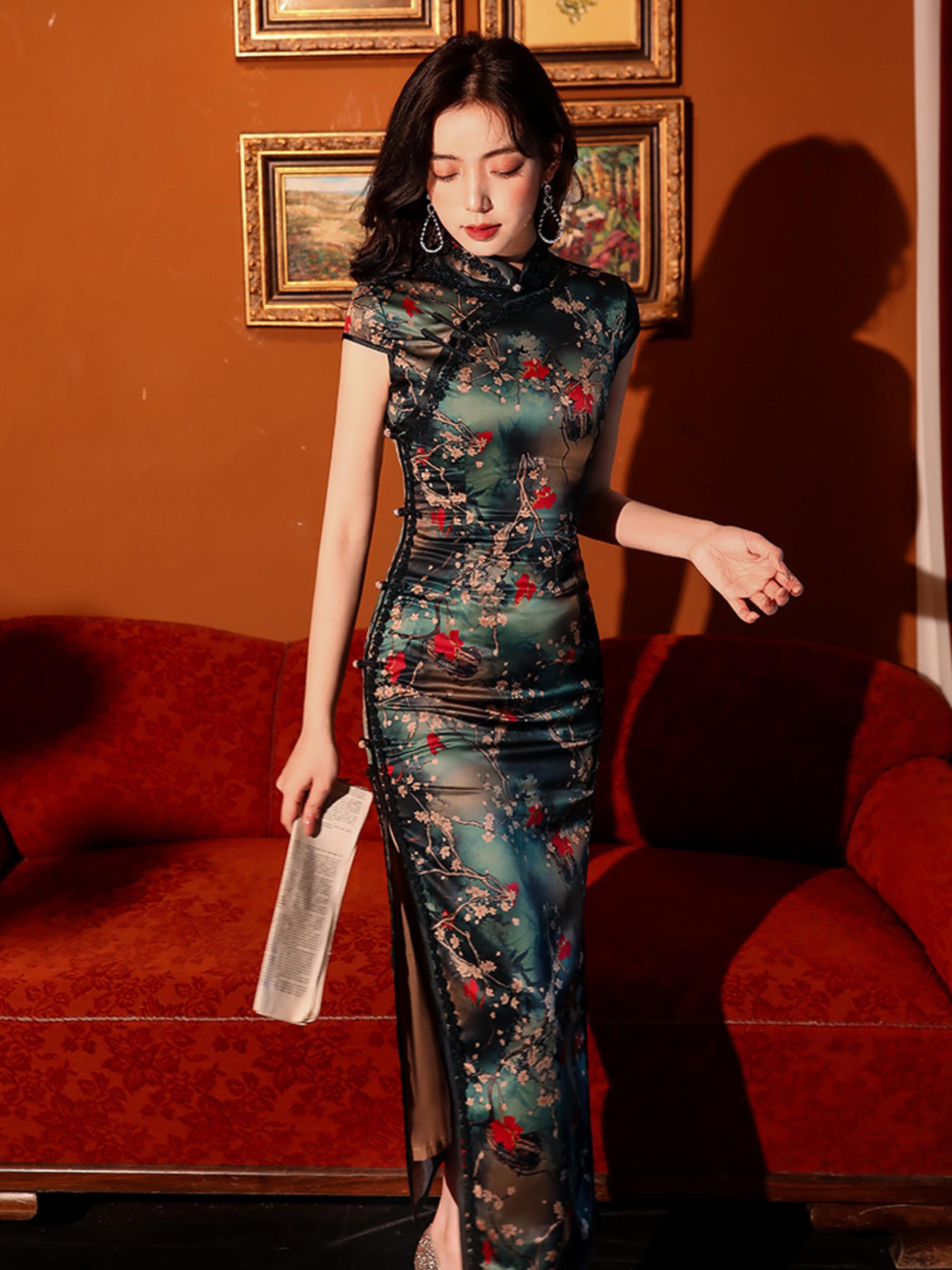Batik cheongsam clearance