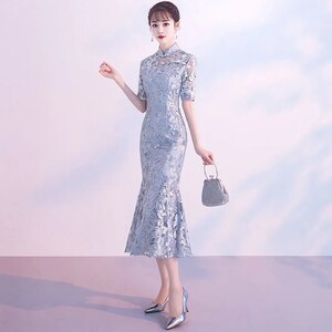 Modern Cheongsam Dress,chinese Evening Dress, Qipao Dress ,mermaid Tail ...