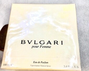 bvlgari pour  femme  eau de TOILETTE 100  ml spray  discontinued