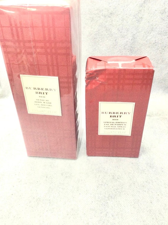 Burberry brit red special edition 50 ML EDP and bo