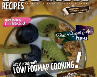 25 Low FODMAP Recipe Cookbook (Made by Registered Dietitian)
