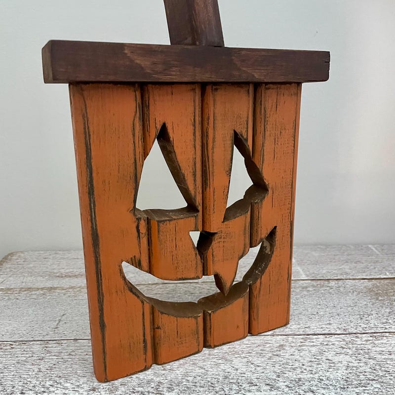 Wooden Jack O Lantern Box - Etsy