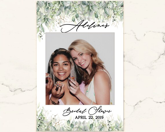 Bridal Shower Photo Booth Frame Template Download Printable Etsy
