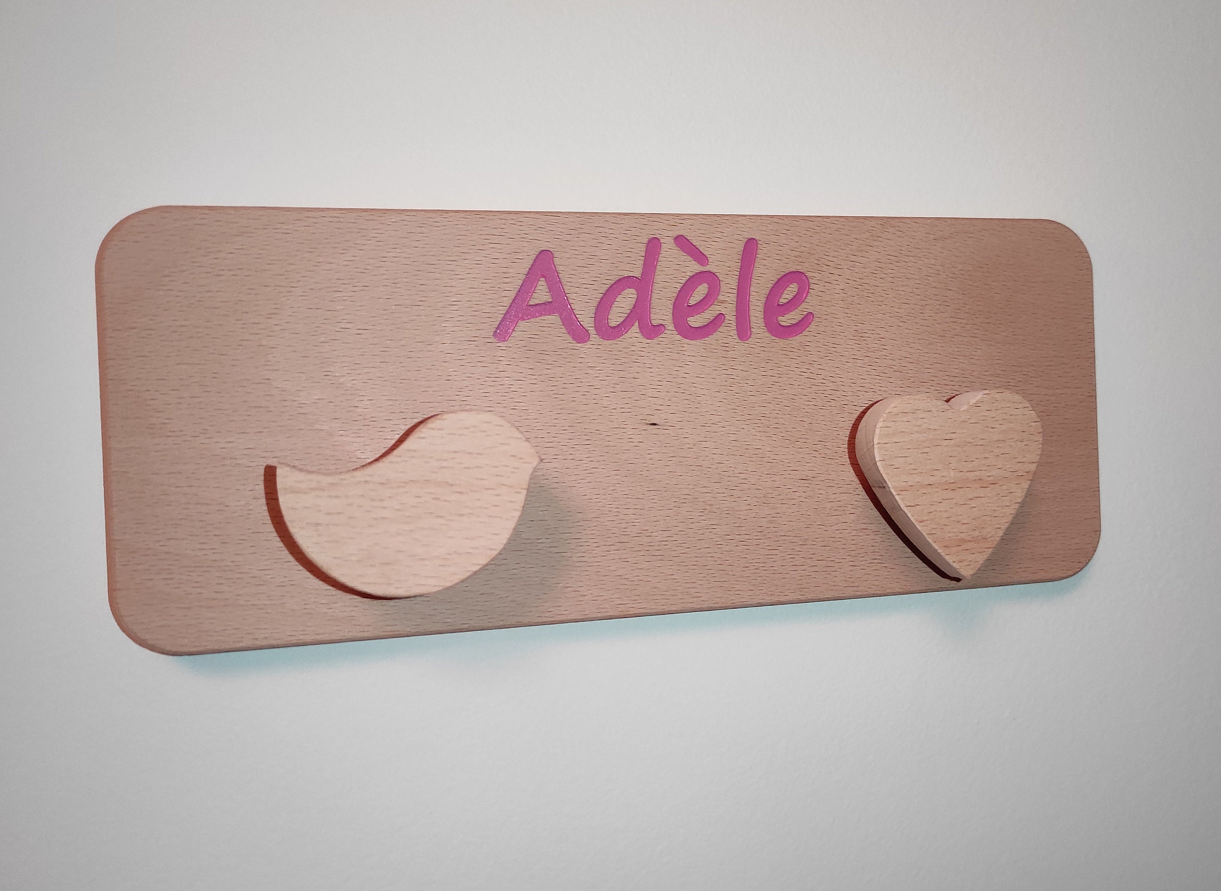 Porte Manteau Personnalisé Prenom Enfant Cadeau Chambre Patères