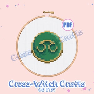 Final Fantasy XIV Mini Job Icon - Scholar Cross-Stitch Pattern - INSTANT DOWNLOAD