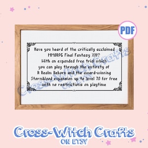 Final Fantasy XIV - The Critically Acclaimed Mini Sampler - INSTANT DOWNLOAD