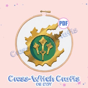 Final Fantasy XIV Job Icon - Sage Cross-Stitch Pattern - INSTANT DOWNLOAD