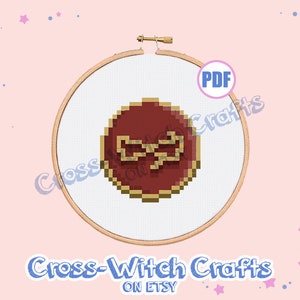 Final Fantasy XIV Mini Job Icon - Blue Mage Cross-Stitch Pattern - INSTANT DOWNLOAD