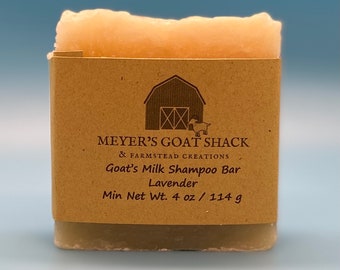 Goat Milk Shampoo Bar | Lavender | 24-SHB