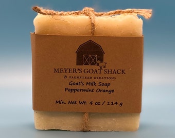 Goat Milk Soap | Orange Mint | 23-SHR