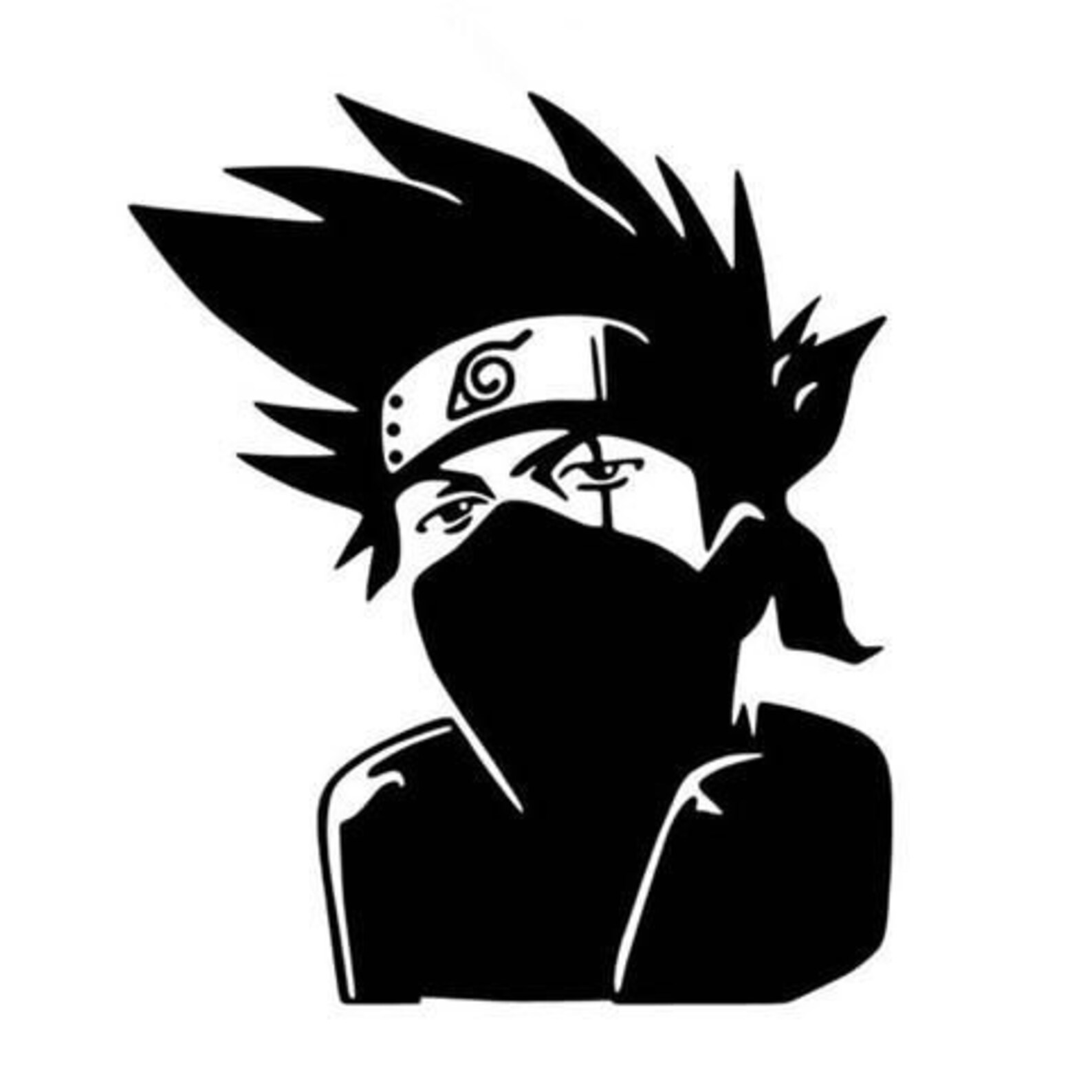 Naruto Ninja Super Cool Manga Anime Car Decal Vinyl Sticker Etsy