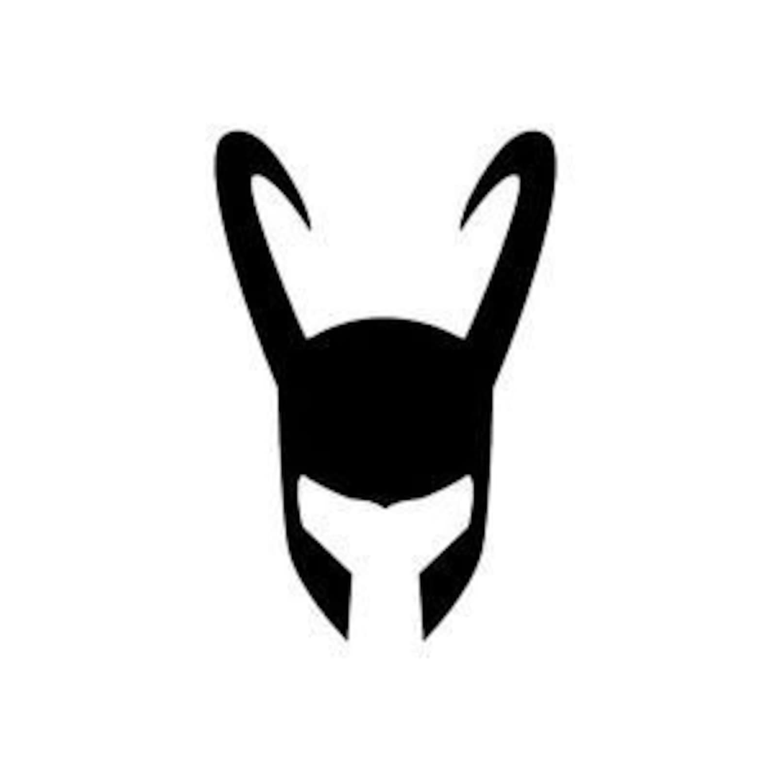 Marvel Cool Loki Helmet Head Symbol Car Decal Vinyl Sticker Etsy