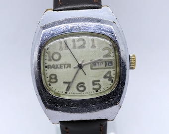Vintage watch Raketa cal. 2628.H TV USSR Serviced