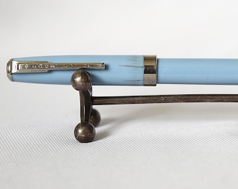 Vintage fountain pen AP-25 Soyuz (Union) Light Blue Made in USSR 1970s