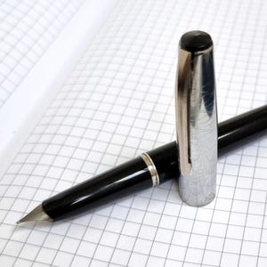 Vintage Füllfederhalter Sojus AP-7403 Schwarz 1980er Jahre Made in USSR Unbenutzt