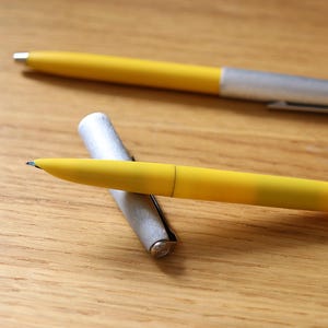 Vintage writing set of fountain pen and ballpoint pen in Original box MZPP, 1980